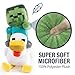 Jay Franco Minecraft Plush Pillow Buddy - Large 20 Inch Soft Plushie Stuffed Pillow, Gray - Chicken Jockey