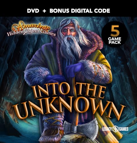 Amazing Hidden Object Games for PC: Into the Unknown, 5 Game DVD Pack + Digital Download Codes (PC)