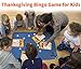 MISS FANTASY Thanksgiving Games Thanksgiving Bingo Game for Kids 24 Players Bingo Cards for Family Toddlers Activities Kids Classroom Party