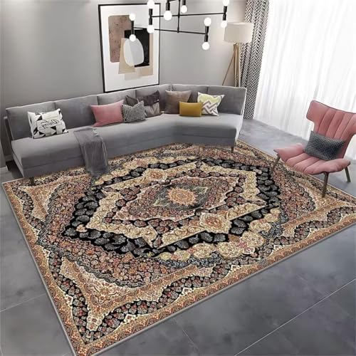 Tapis durable anti-salissure grand format 200x250cm pour salon