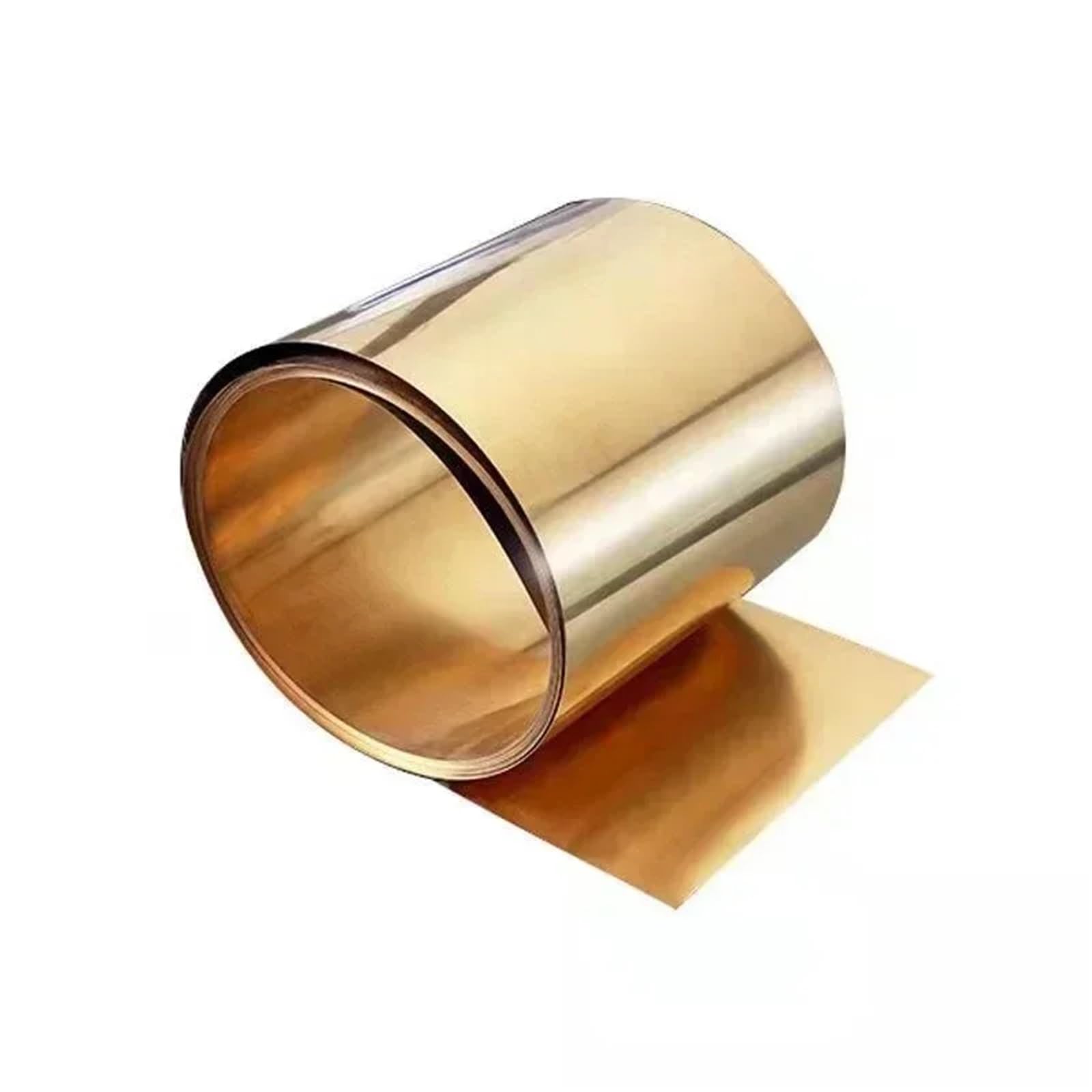 Rolka blachy mosiężnej, Mosiężna blacha miedziana berylowa Elastyczność Twardość Grubość 0,05-1, mm(0.8mmx200mmx500mm)