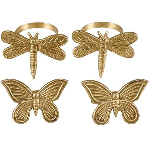 Insect Napkin Ring Set