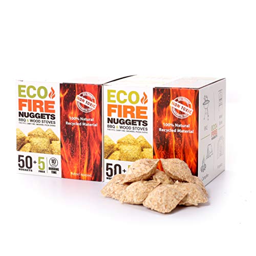 Eco Fire Lightning - Fire Starters for Fireplace, Camping, Wood Stoves, Fire Pits