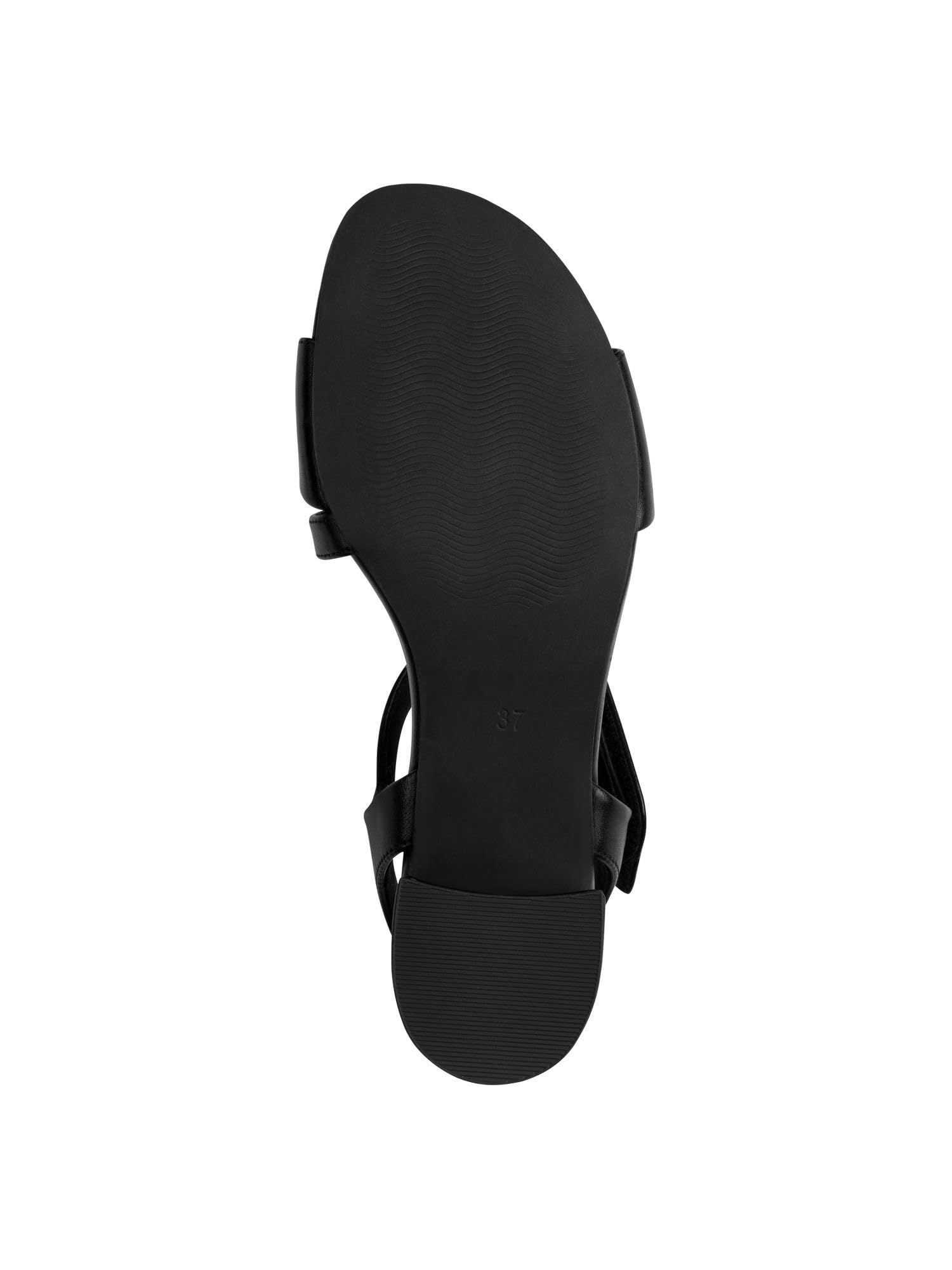 MARCO TOZZI Damen Sandale weiches Feel Me Fußbett Leder weiches Innenfutter Stilvoll