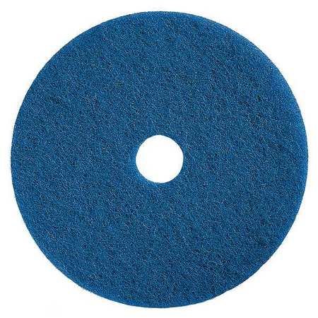 Scrubbing Pad, 20 In, Blue, PK5
