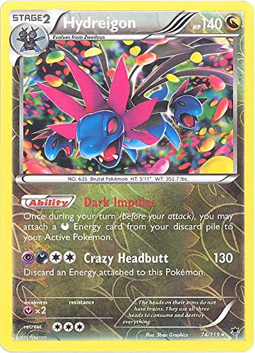 Pokemon - Hydreigon (74/119) - XY Phantom Forces - Reverse Holo