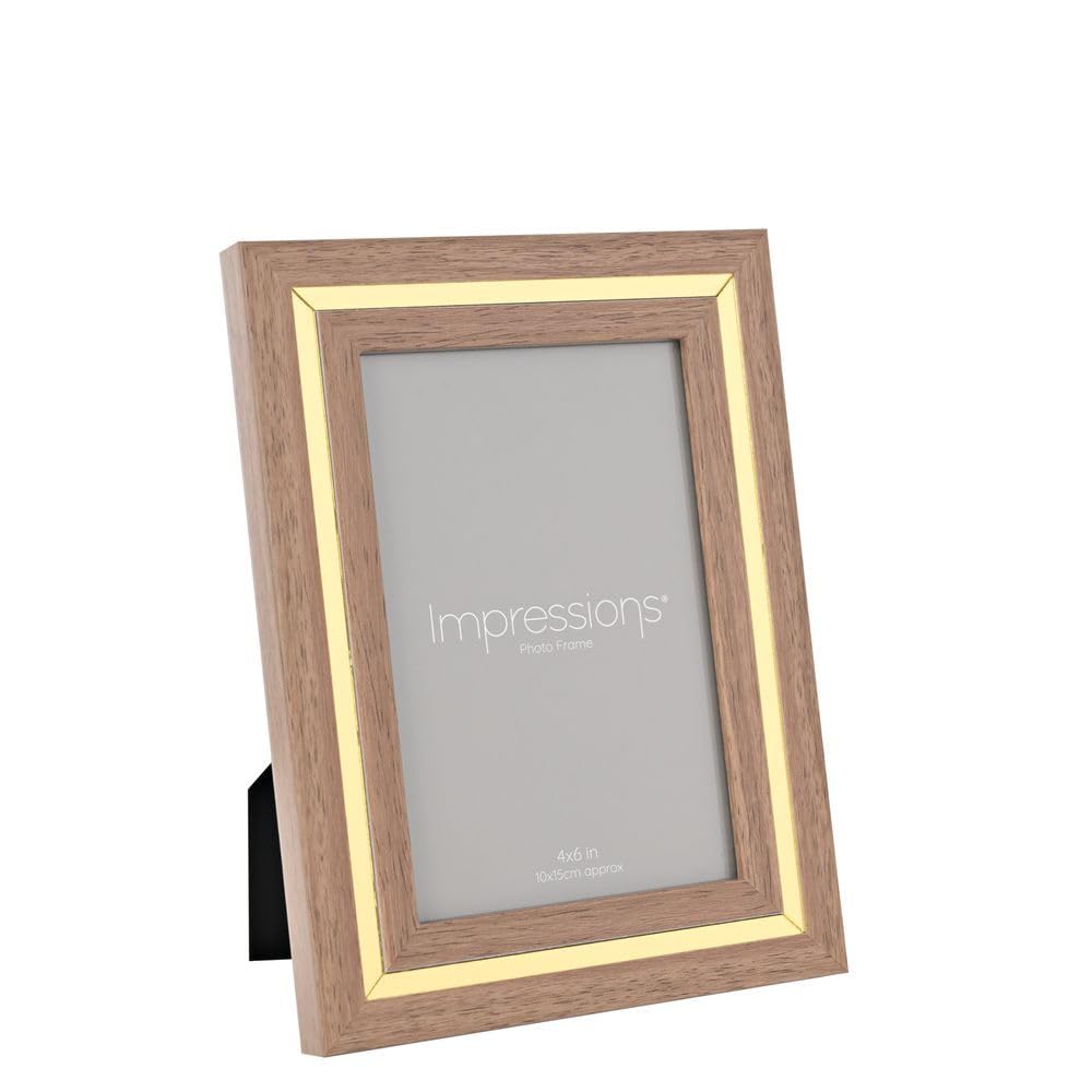 Cadre photo rectangulaire 10,2x15,2 cm ouverture simple pour exposition sur table