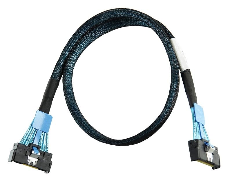 Micro SATA Cables MCIO 74P to MCIO 74P PCIe Gen 5 Cable – 100cm