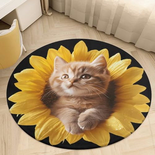 Tapete de terciopelo acogedor de girasol para decorar tu dormitorio 7