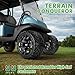 10L0L Golf Cart Wheels & Tires Set 20x10-12 DOT All Terrain/Street Wheels for EZGO Club Car Yamaha | 12