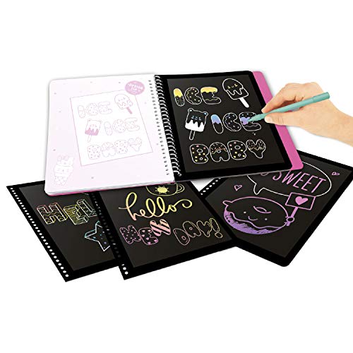 Depesche 11113 Malbuch Magic Scratch Hand Lettering, TOPModel, ca. 22 x 19,5 x 2 cm – Bild 3