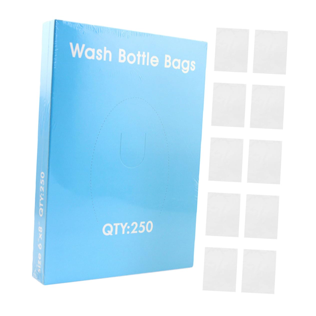 SHERCHPRY Squeeze Bottle Bags Tattooing Wash Bottle Covers Durable Plastic for Safe Cleaning for Tattoo Artists and Eyelash Extensions Per Box