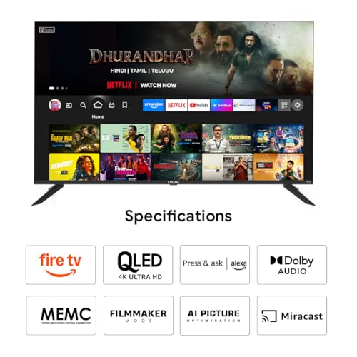 Image of Onida 108 cm (43 inch) QLED Ultra HD 4K Smart Fire TV Q43UFD