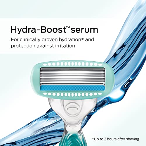 Schick Hydro Silk Moisturizing Razor Blade Refills For Women With Shower Hanger, 4 Count #TOP4