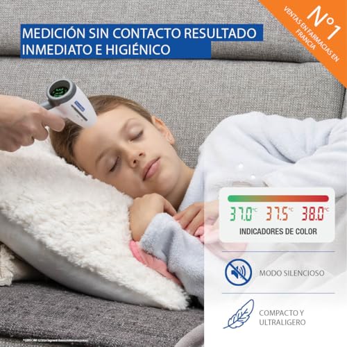 BIOSYNEX - THERMOFLASH Premium - Termómetro Frontal Sin Contacto para Bebés, Niños y Adultos - Termómetro Infrarrojo Médico - Temperatura Corporal, Ambiental, de Superficies (Baño, Biberón...) - imagen 2