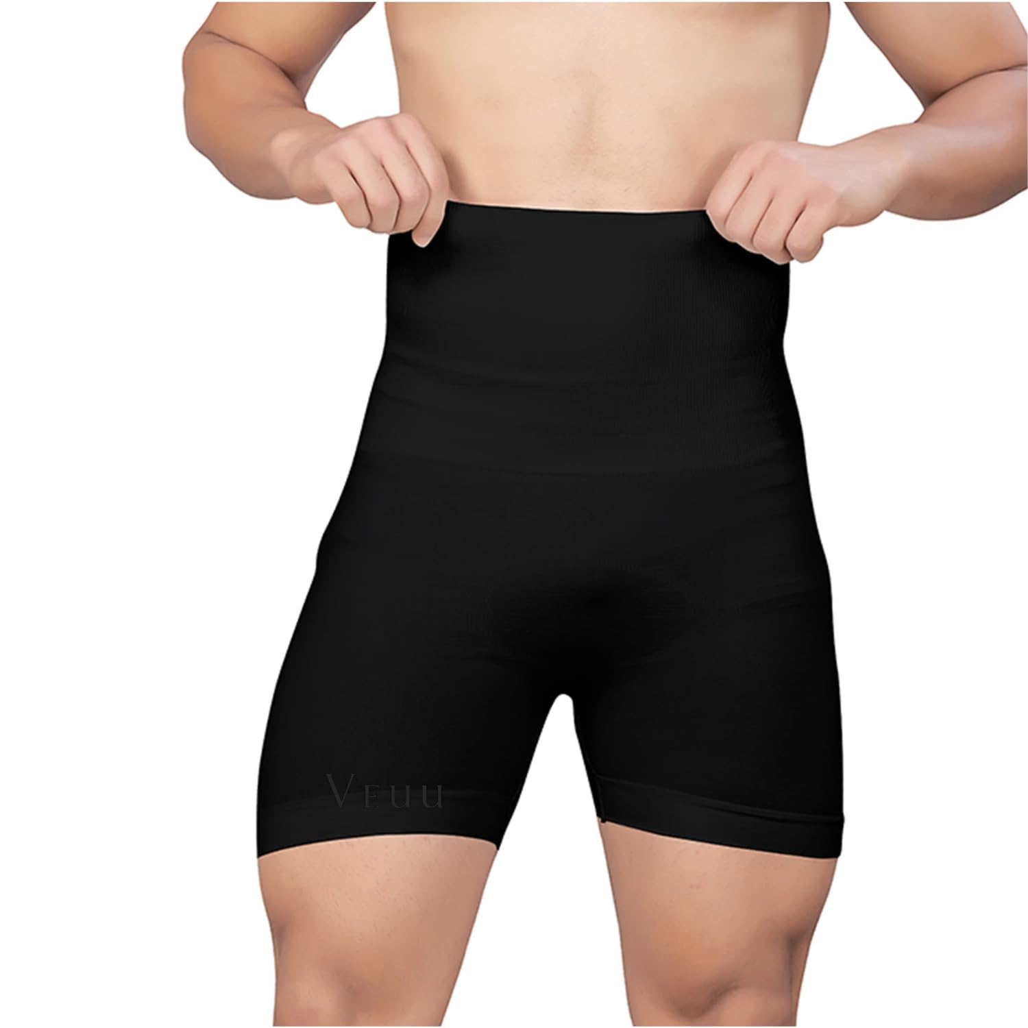 Men Shapewear Body Shaper for Mens Body Shorts High Waist Slimming Anti-Curling Underwear Body Shaper Seamless Boxer Brief