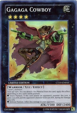 Amazon.com: YU-GI-OH! - Gagaga Cowboy (CT10-EN010) - 2013