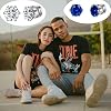 Spiritlele 12 Pairs Birthstone Magnetic Earrings Set Cubic Zirconia Clip on Non Piercing Fake Stud Earrings Birthday Gifts Unisex