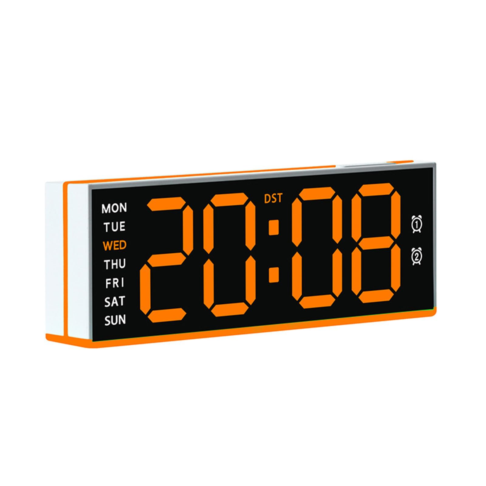 Limtula Alarm Clocks for Bedroom Digital Desk Clock for Bedside Nightstand Digital Alarm Clock with Day of Week Duals Alarms Clocks Bedside with Dimmer