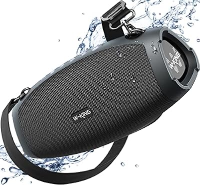 W-KING Bluetooth Speaker, 120W Peak IPX6 Outdoor Loud Portable Speakers