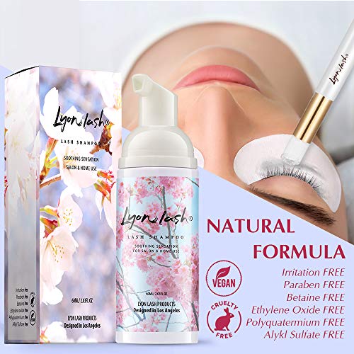 Lyon Lash SP Eyelash Extension Shampoo, Gentle Formula Paraben Free, Oil Free Foam Cleanser Kit thumb #1