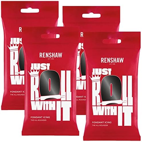 Renshaw Baby Pink Ready to roll icing 250g 4 Packets