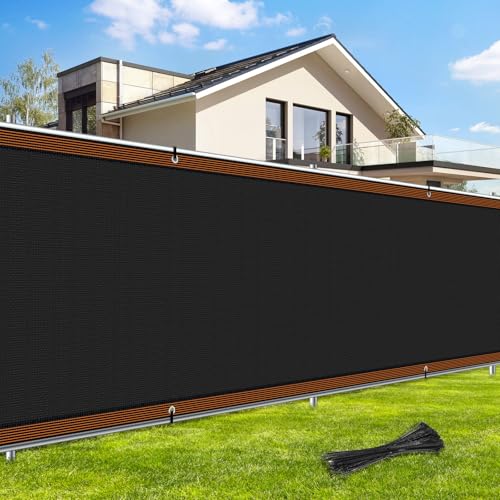 4x50Ft Privacy Fence Screen Balcony, Garden Fence UV-Resistant Durable, Premium Polyethylene Windproof Privacy Fence for Patio Pool Backyard and Garden