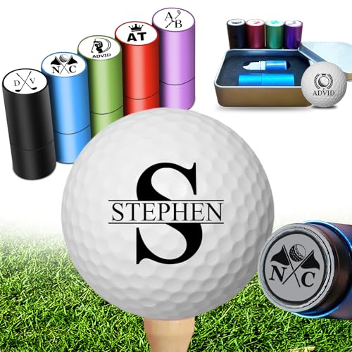 MESHELEY Personalized Golf Ball Stamp