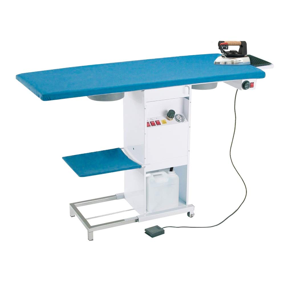 Table à Repasser TAIGA Bois Massif 130x47cm | Repose Centrale Vapeur