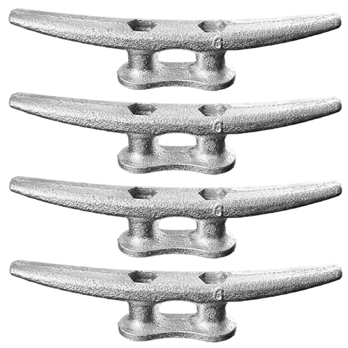 Laorde 6 inch Galvanized Cast Iron Dock Cleat