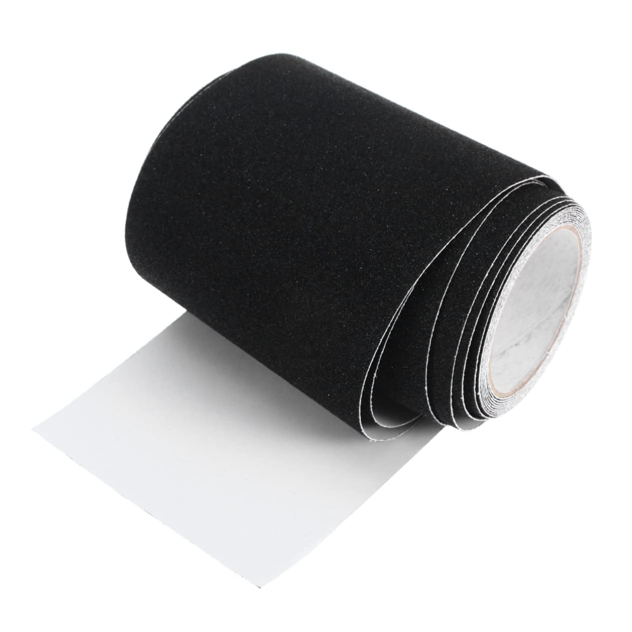 Nastro Antiscivolo Adesivo in PVC per Scale 5m X 15cm Nero | Strisce Adesive Antiscivolo per Scale, Tagliabile, su Piastrelle, Gradini, Treads e Scaffolding