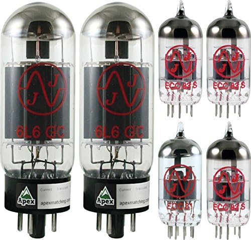 Vacuum Tube Set for Fender Bassman Top 70-watt, Apex Matched