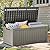 YITAHOME 120 Gallon Resin Deck Box, Weather Resistant Outdoor Storage Box for Patio Pillow, Garden Tools, Pool Supplies, Lockable, Easy Assembly, Extra Seat or Table with Cushion (Light Brown)
