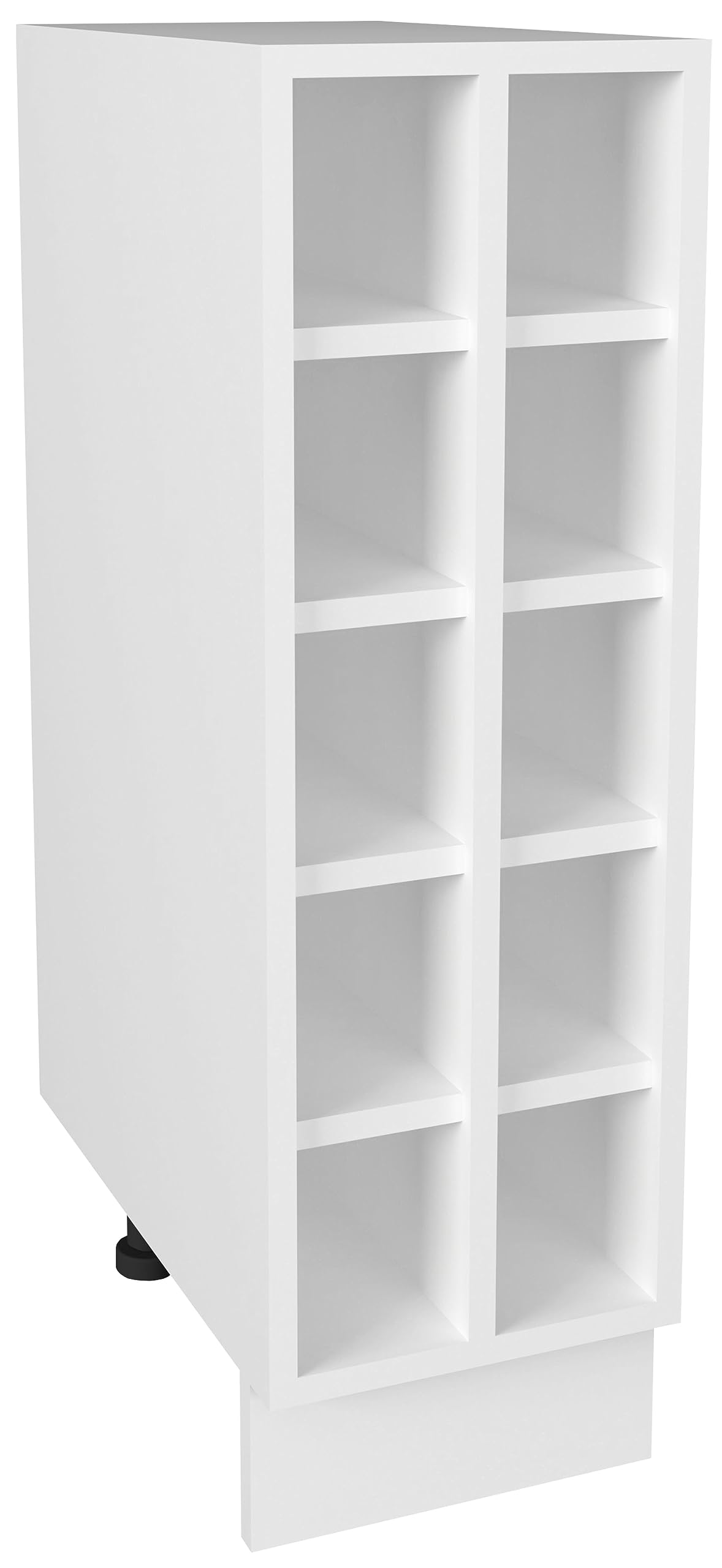 VCM Casier à vin Largeur 25 cm Étagère Étagère de cuisine Élément bas Cuisine Esilo Blanc