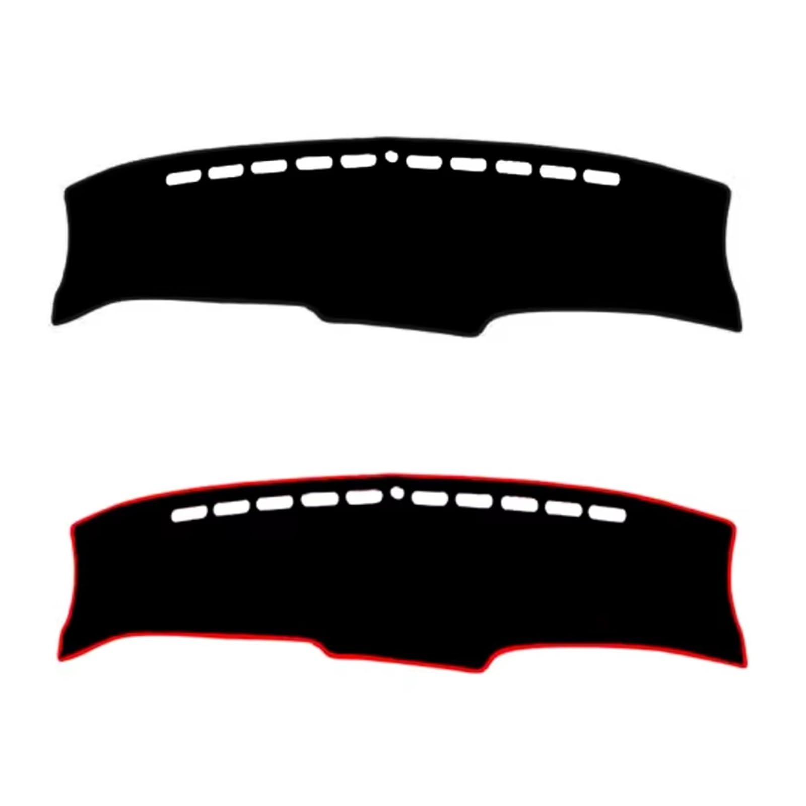 Dashboard Für Hyundai Für Tucson NX4 2021-2024 Dashboard Abdeckung Matte Pad Anti-Uv Dash Sonnenschutzdach Schützen Teppich Zubehör Center Konsole Armaturenbrett Matte(Black(Black Edge) RHD)