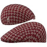 Mit Schirm Kangol Square K 507 Schiebermütze - Burgunderrot - L