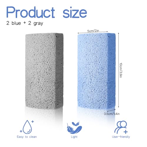 CVASNF 4 Stück Trimmstein für Hunde, Bimsstein Hund Trimmen Haustier Bimsstein Fußpflege Pumice Stone Haarentfernung Tierhaare Hornhautentferner Werkzeug für Couch Möbel Bettwäsc