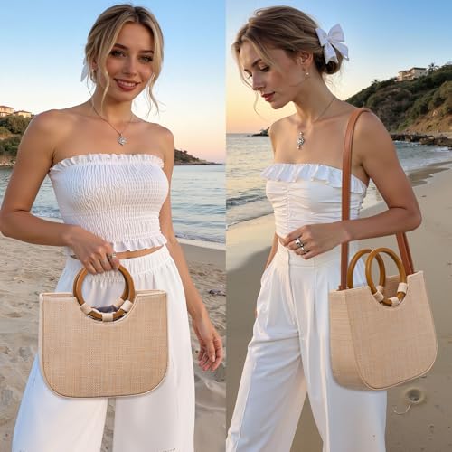 Bolso Larcenciel Hobo de Cuero Ante Marrón para Mujer miniatura 2