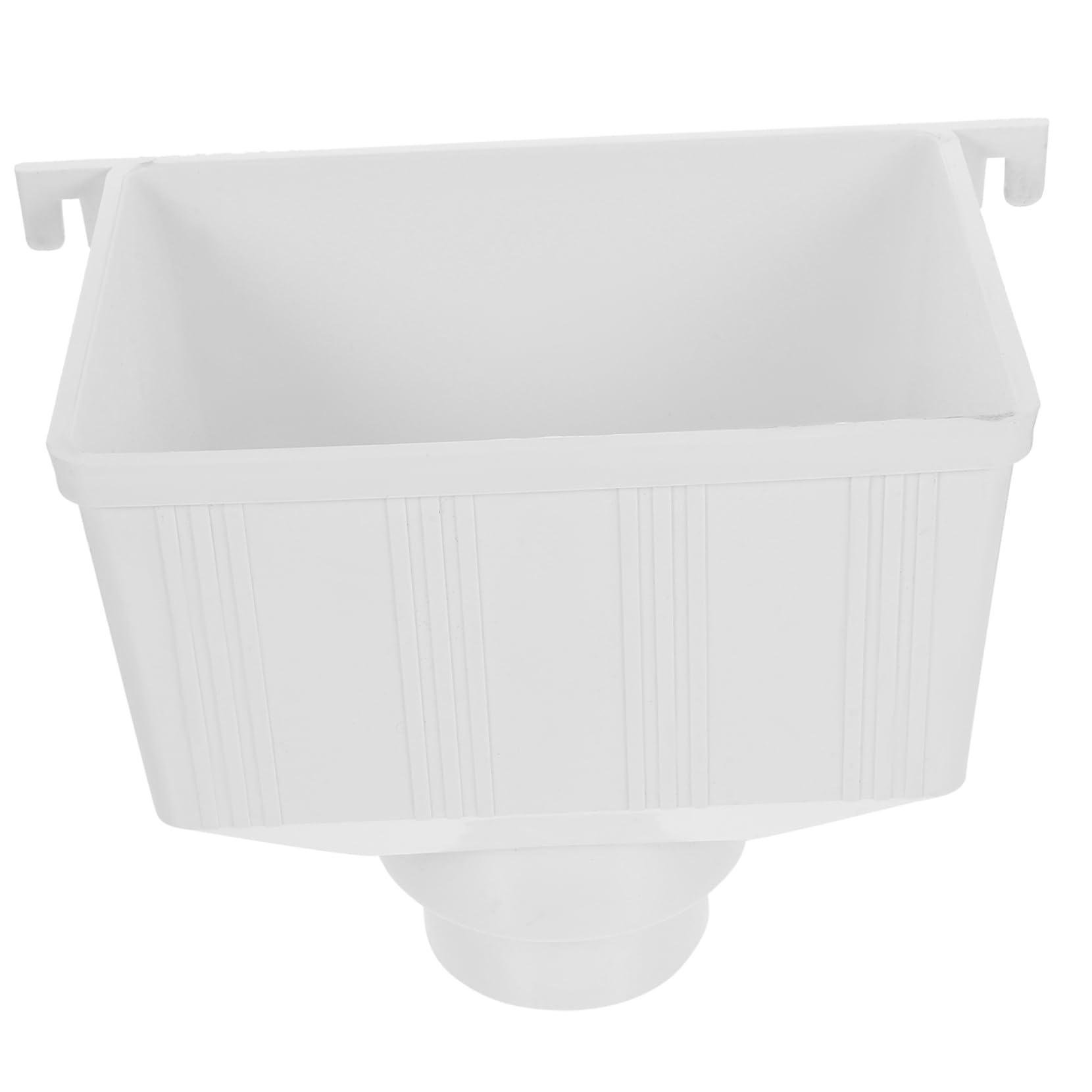Desviador de Lluvia para Bajante PVC, Plástico Blanco, Instalación Fácil