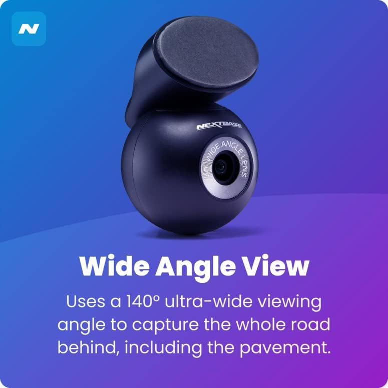 Nextbase 222XR Wide Angle Rear View