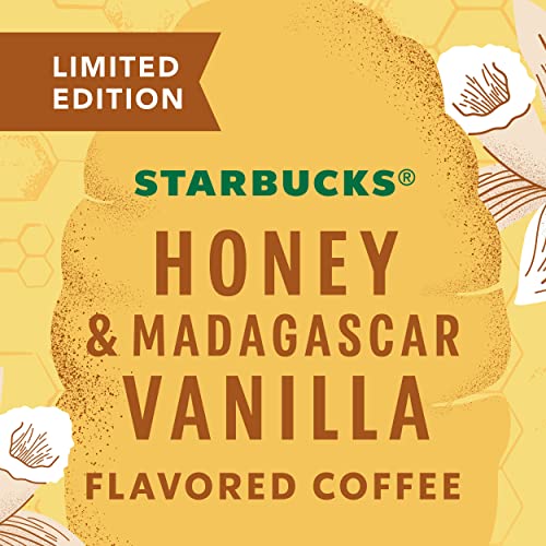 Image of Starbucks Flavored K-Cup Coffee Pods, Honey & Madagascar Vanilla, for Keurig Brewers, Limited Edition, 6 boxes (60 pods total)
