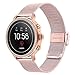 TRUMiRR Remplacement pour Fossil Women's Gen 4 Venture HR Bande de Montre, 18mm Bracelet de Montre en Acier Inoxydable tissé Bracelet à libération Rapide pour Fossil Q Gen 3 Venture, DW 36mm