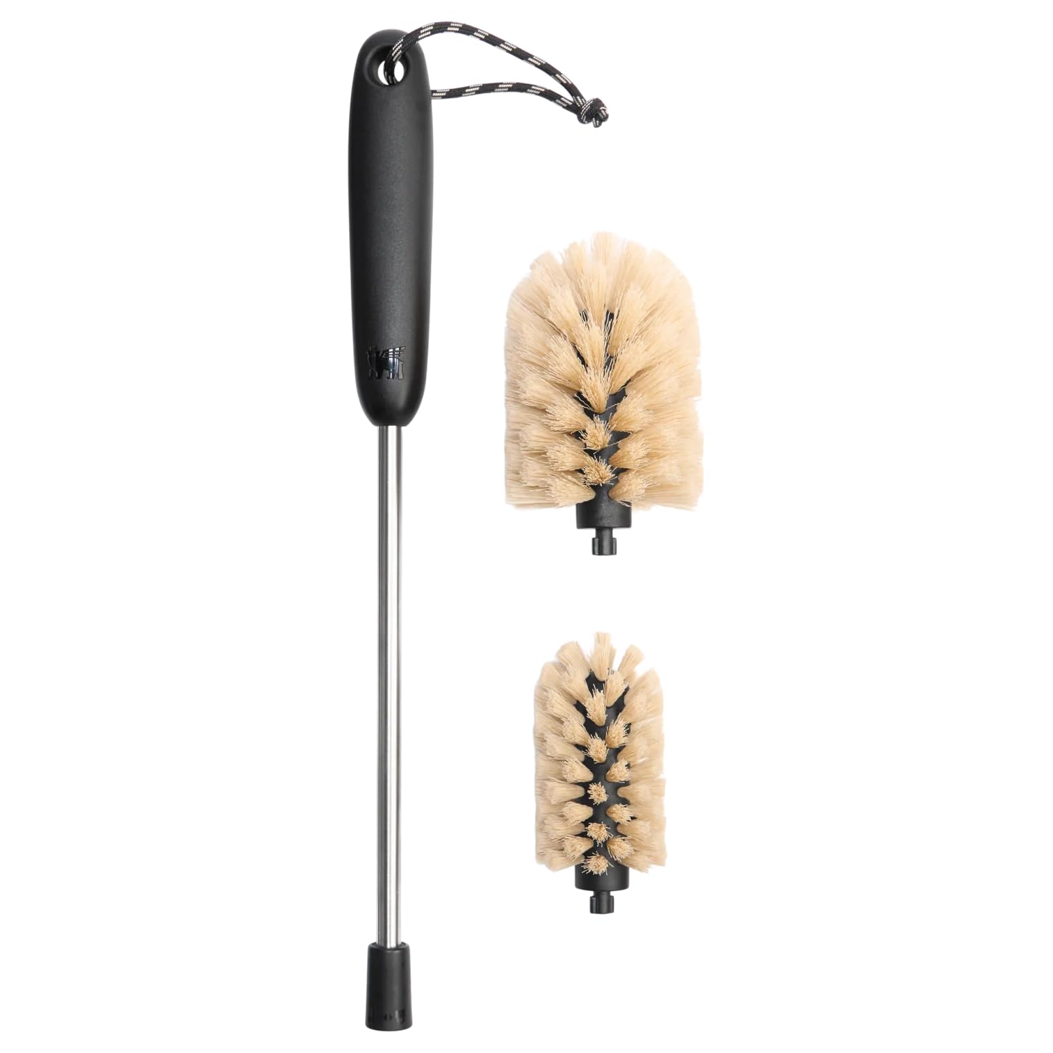 Stanley 1913 Classic Szczotka Do Czyszczenia - Uchwyt Ze Stali Nierdzewnej - 2 Końcówki Szczotek 40 Mm I 60 Mm - Beige