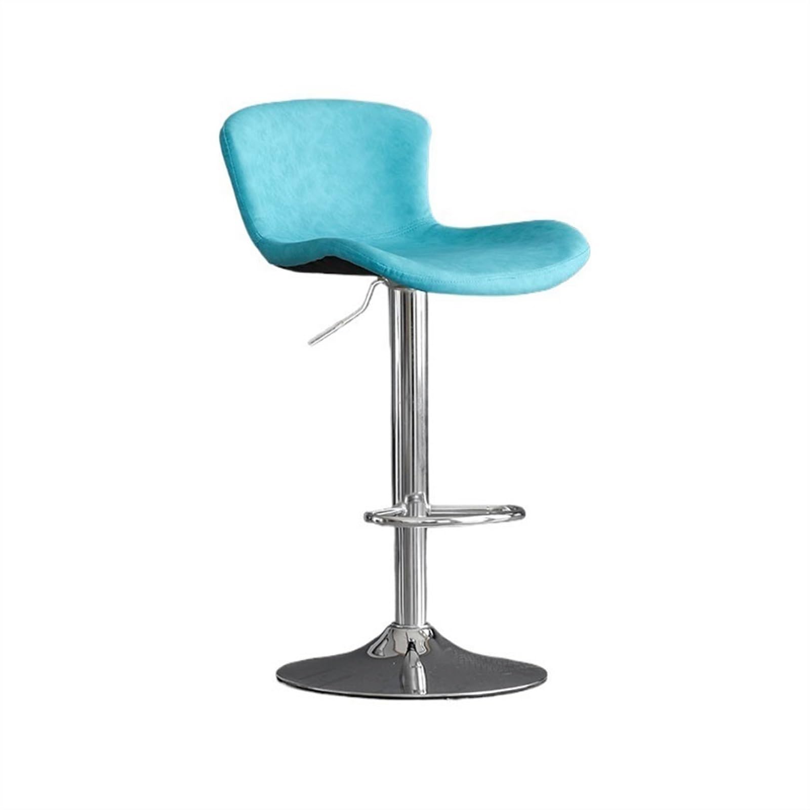 Eines F Home Bar Urniture Ashion Simple Bar Stool Modern Household High Stool Light Luxury Backrest Liftable Bar Chair 60-80Cm Iron Swivel Chair Counter Barstool(F)