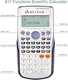 WECKEW Scientific Calculators, Math Calculator with 417 Functions, 2 Line 10+2 Digits Written Display Scientific Calculator for Secondary School/College/Business/Office (991ES PLUS) - Image 5