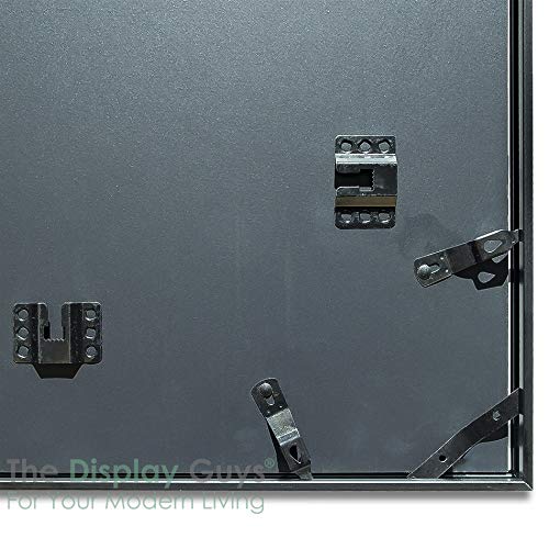 Thedisplayguys - Contemporary Aluminum Picture Frame - Tempered Glass - 20X24 Matted To 16X20 - Gold - Wall Hanging #TOP4