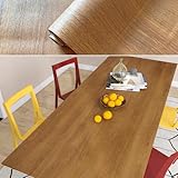 70cm×3m, Wood Effect Vinyl Self Adhesive Vinyl Wrap for Furniture, Wood Effect Sticky Back Plastic Roll, Thick Heat Resistant Furniture Stickers Contact Paper Self Adhesive for Kitchen Worktops