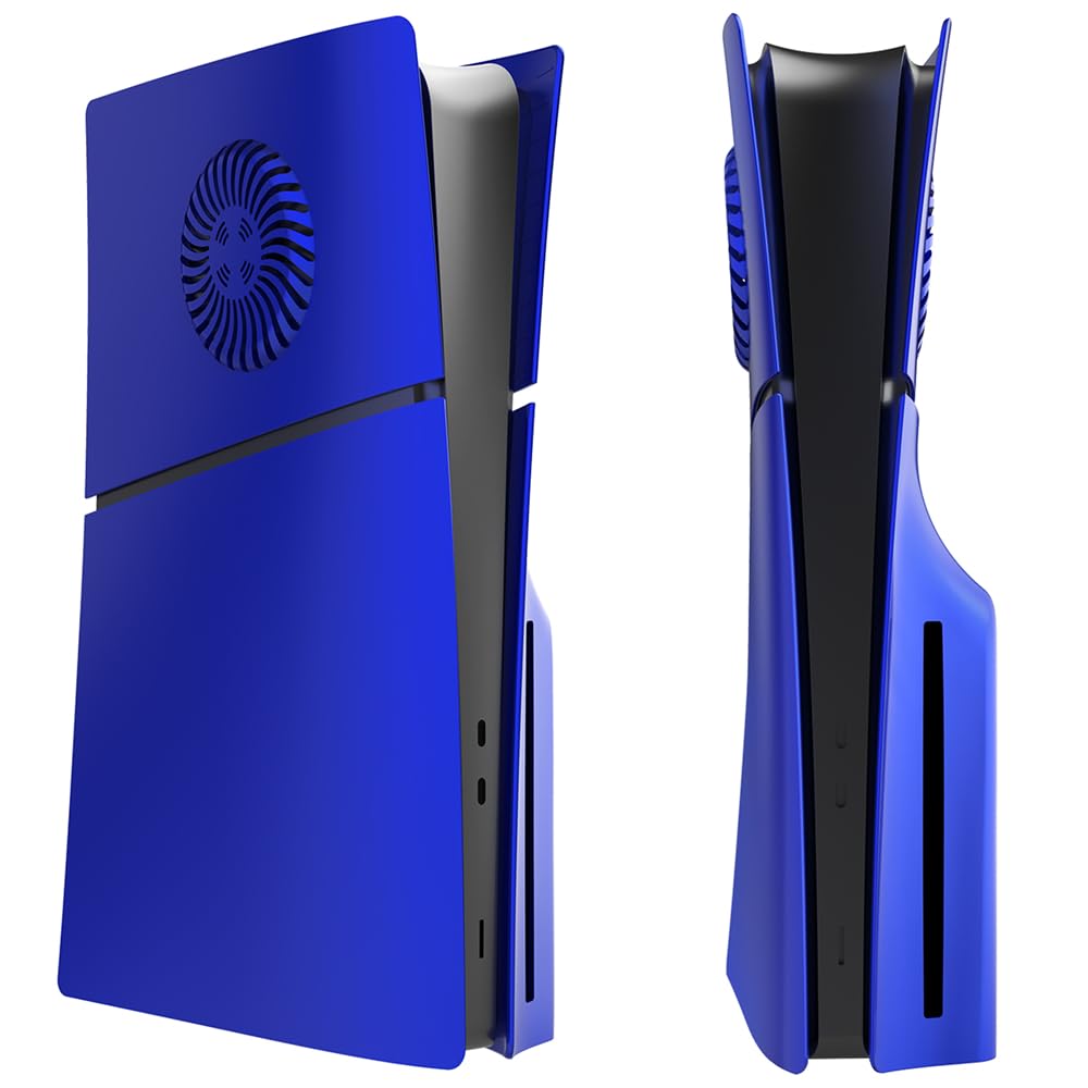 Piastre di copertura con prese d'aria di raffreddamento per PS5 Pro Console Disc Edition, pannelli protettivi di ricambio, cover rigida in ABS per accessori PS5 Pro (blu navy)