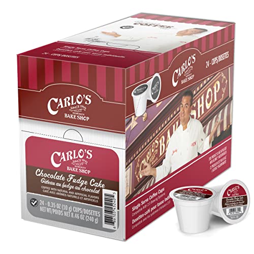 Cake Boss Chocolate Fudge Cake Coffee Capsule, Compatible with Keurig K-Cup Brewers, 24-Count