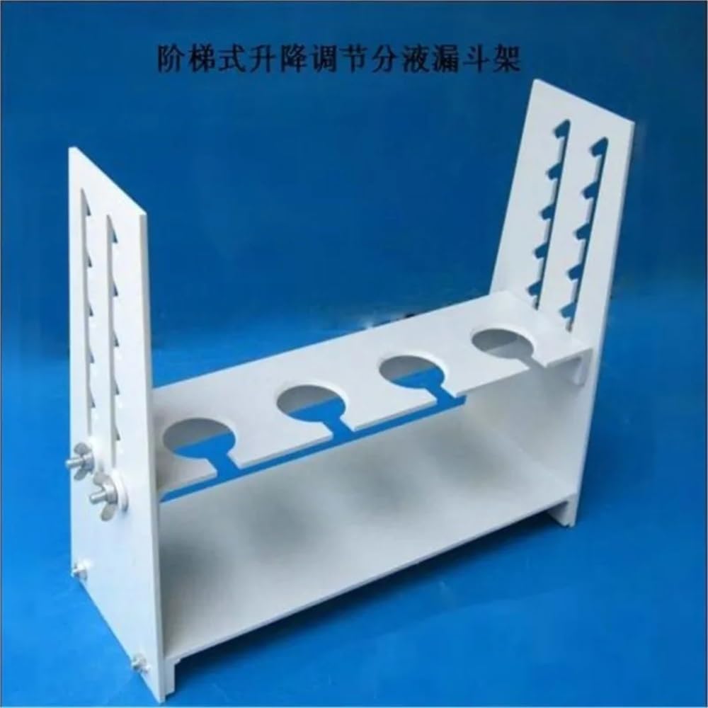 Verrerie et matériel de laboratoire Support de séparation relevable en PVC à 4 trous for fournitures de laboratoire(500ml 1x6 6holes)